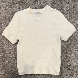 Abercrombie & Fitch Short Sleeve Sweater Tee, Small
